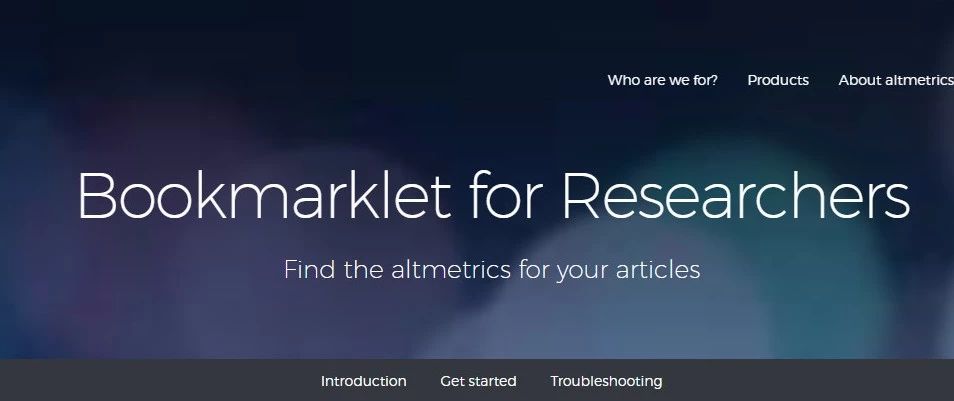 “另类文章影响力指标”查看工具——Altmetric_It