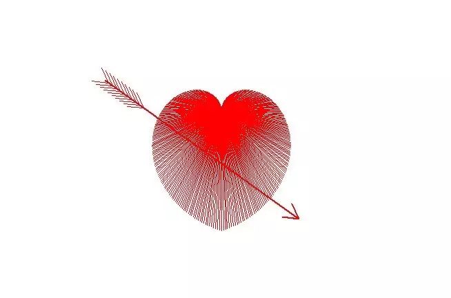 R语言arrows一箭画心