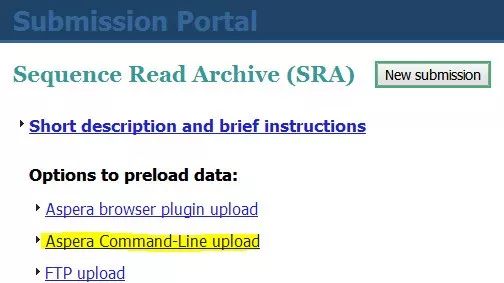 NCBI原始数据极速上传