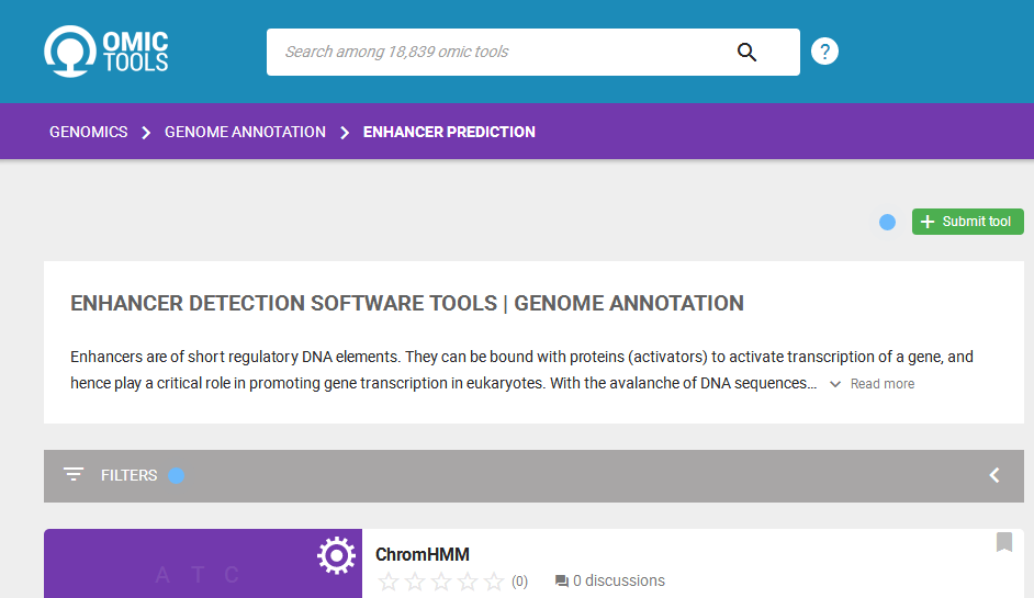 增强子预测工具尽在这里