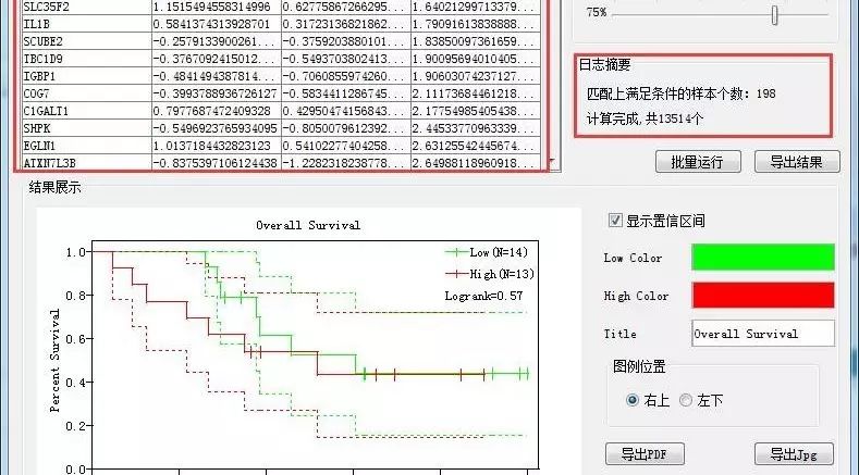 批量计算生存分析工具介绍